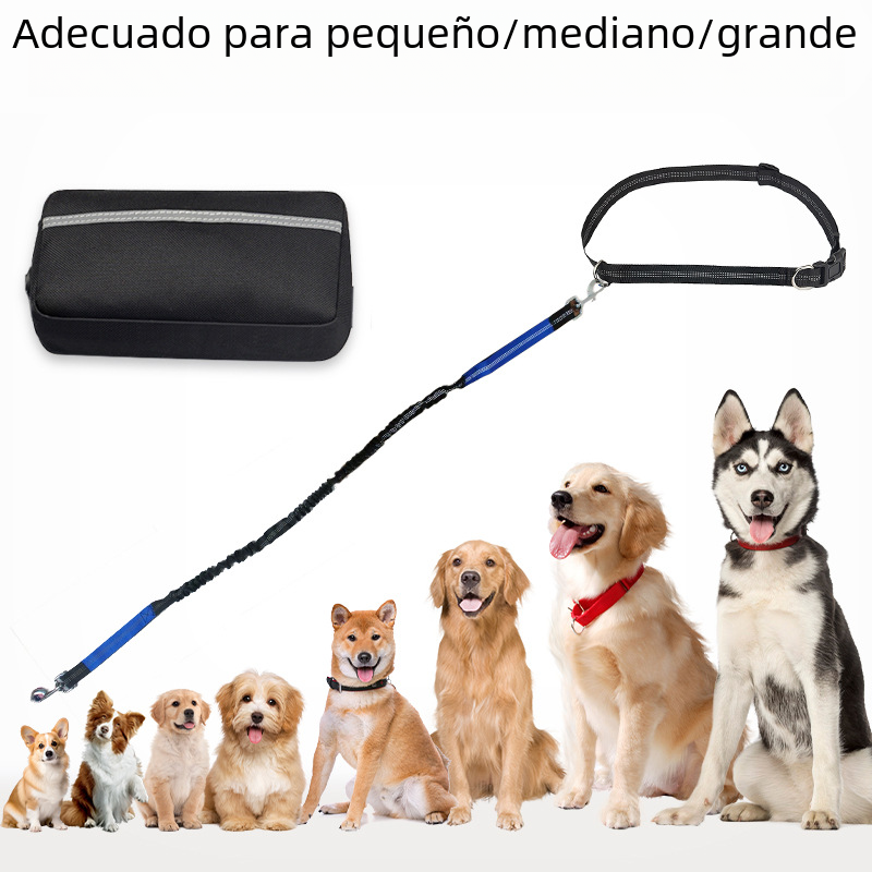 Pet Running Waist Bag with Leash