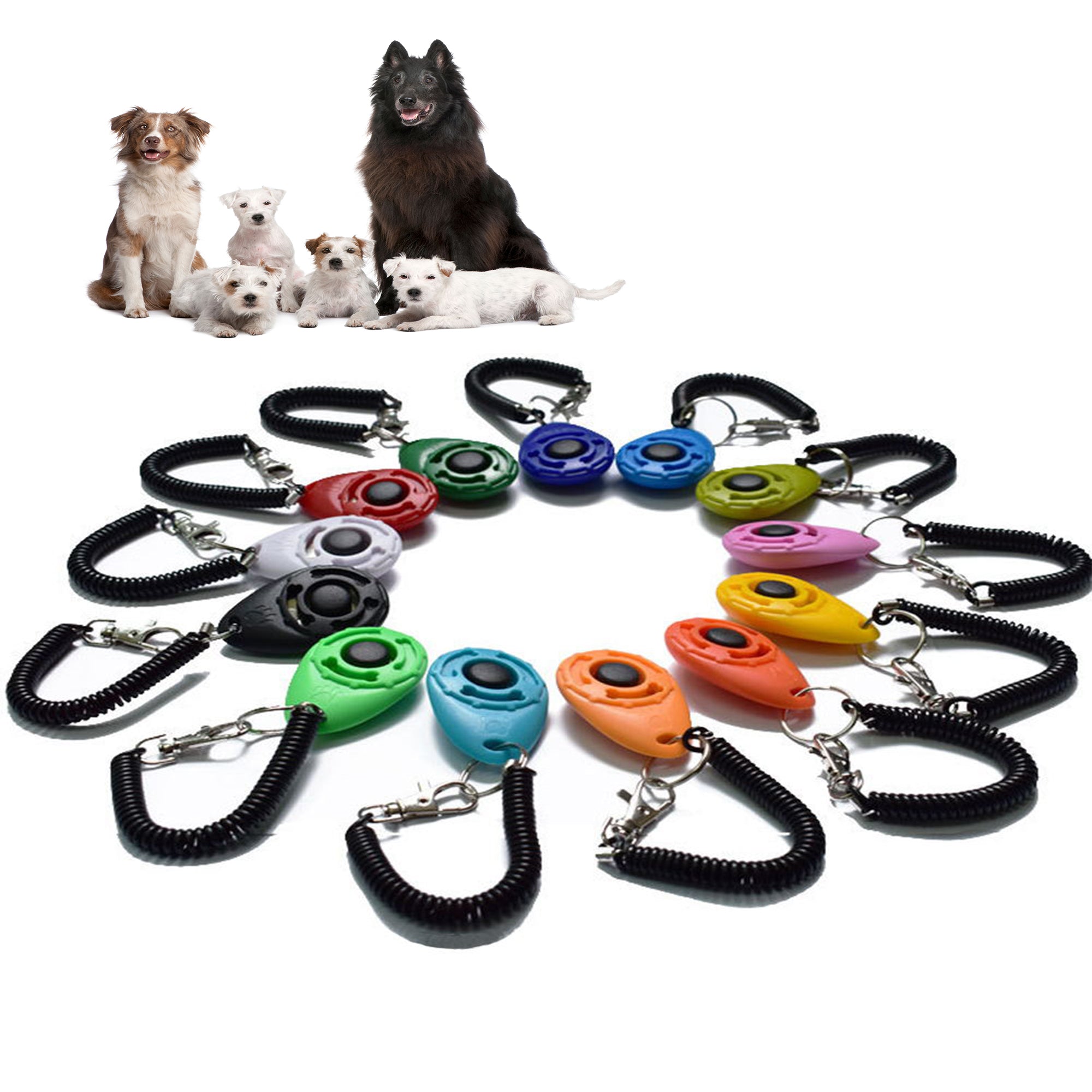 Dog Training Clicker with Keychain Strap
